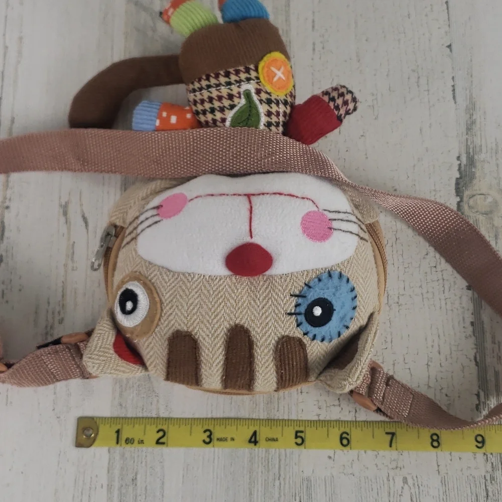 Eco Snoopers cat plush purse belt bag backpack attachment